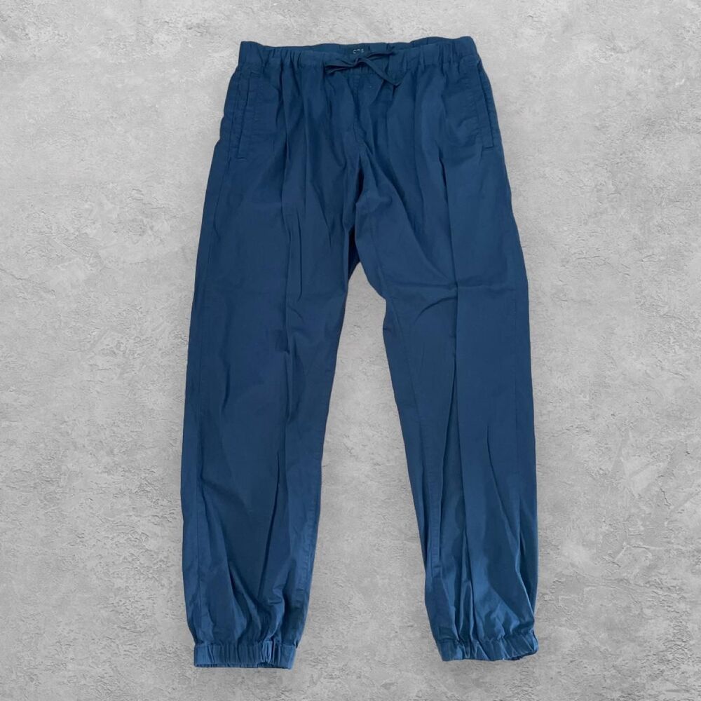 COS Women's Cotton Blend Joggers Navy M Minimalist Quiet Luxury
